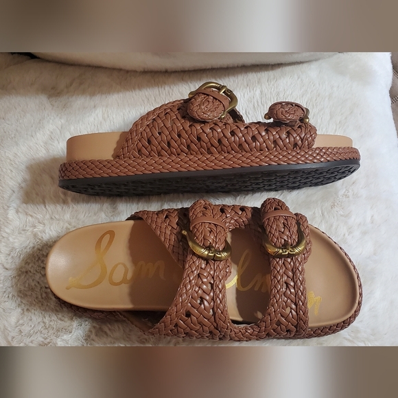 Sam Edelman Shoes - Sam Edelman Brown Braided Sandals. Very Cute Sandals Sz 7M Never Worn